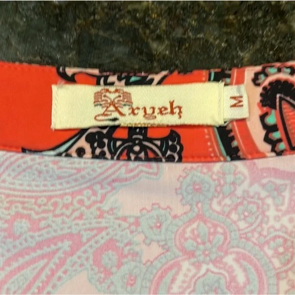 ARYEH PRINTED SHIFT DRESS, size medium - Picture 4 of 5